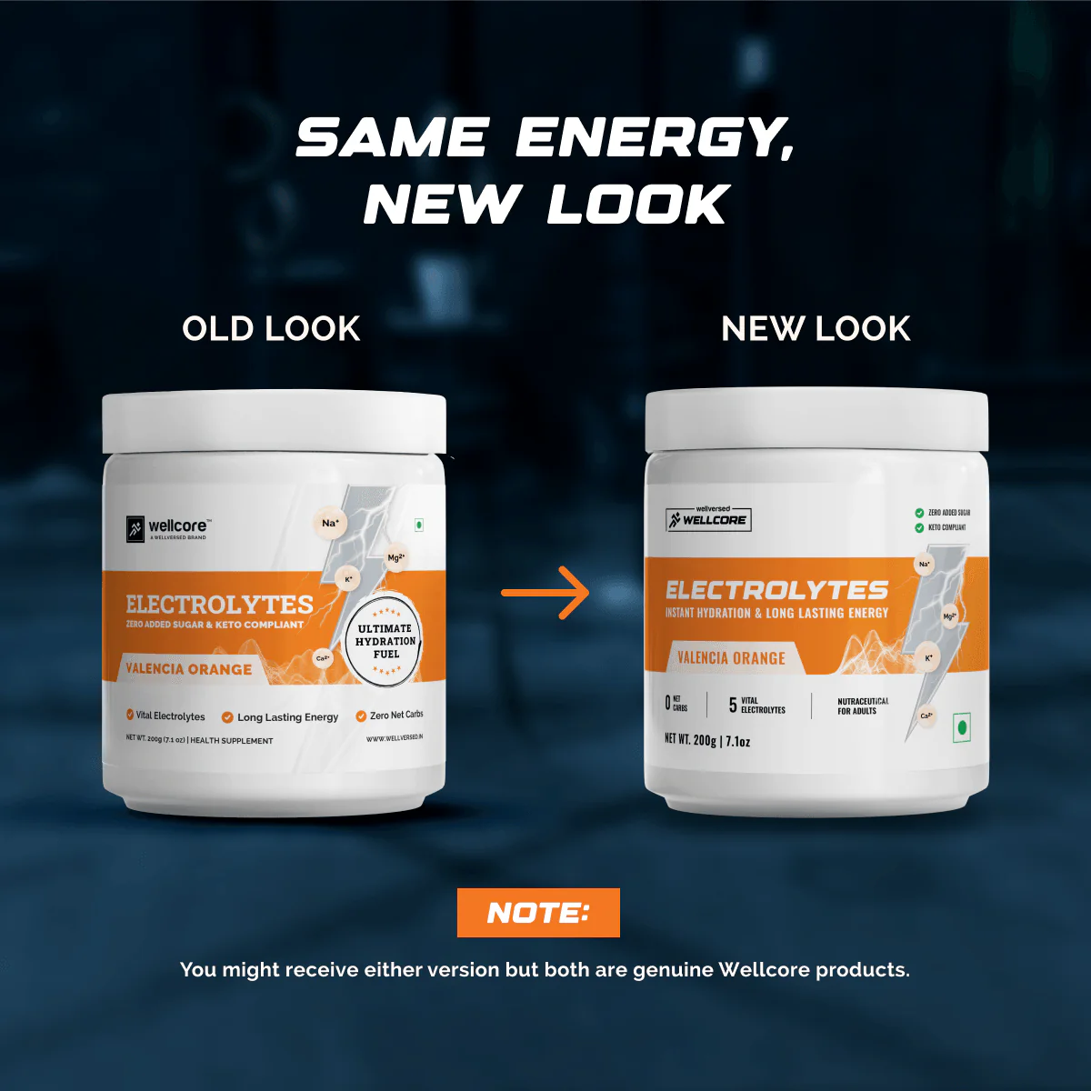 Wellcore - Electrolytes  - Orange - Zero Sugar Electrolyte Powder - Image 4