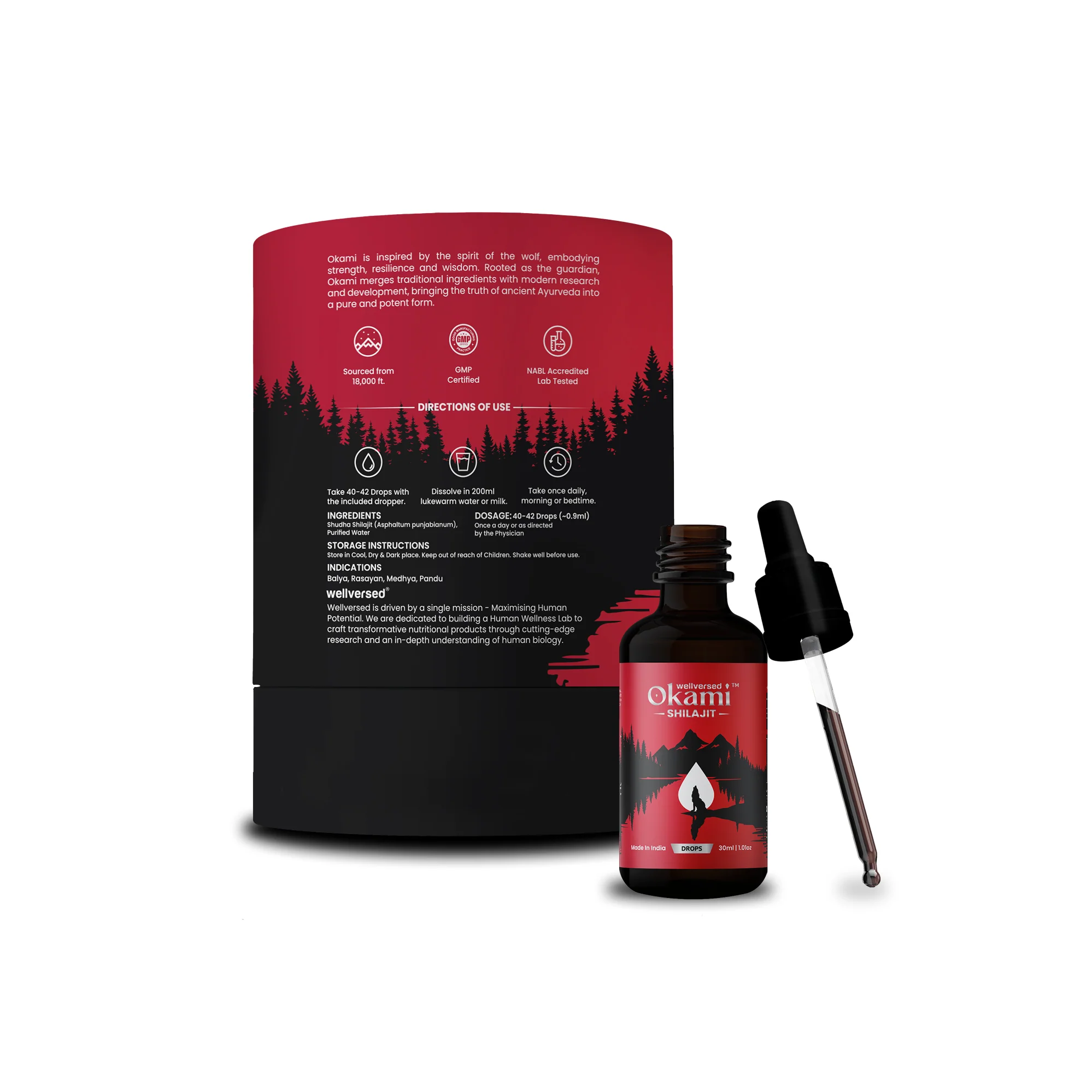 Okami Himalayan Shilajit Drops - 30 servings - Image 3