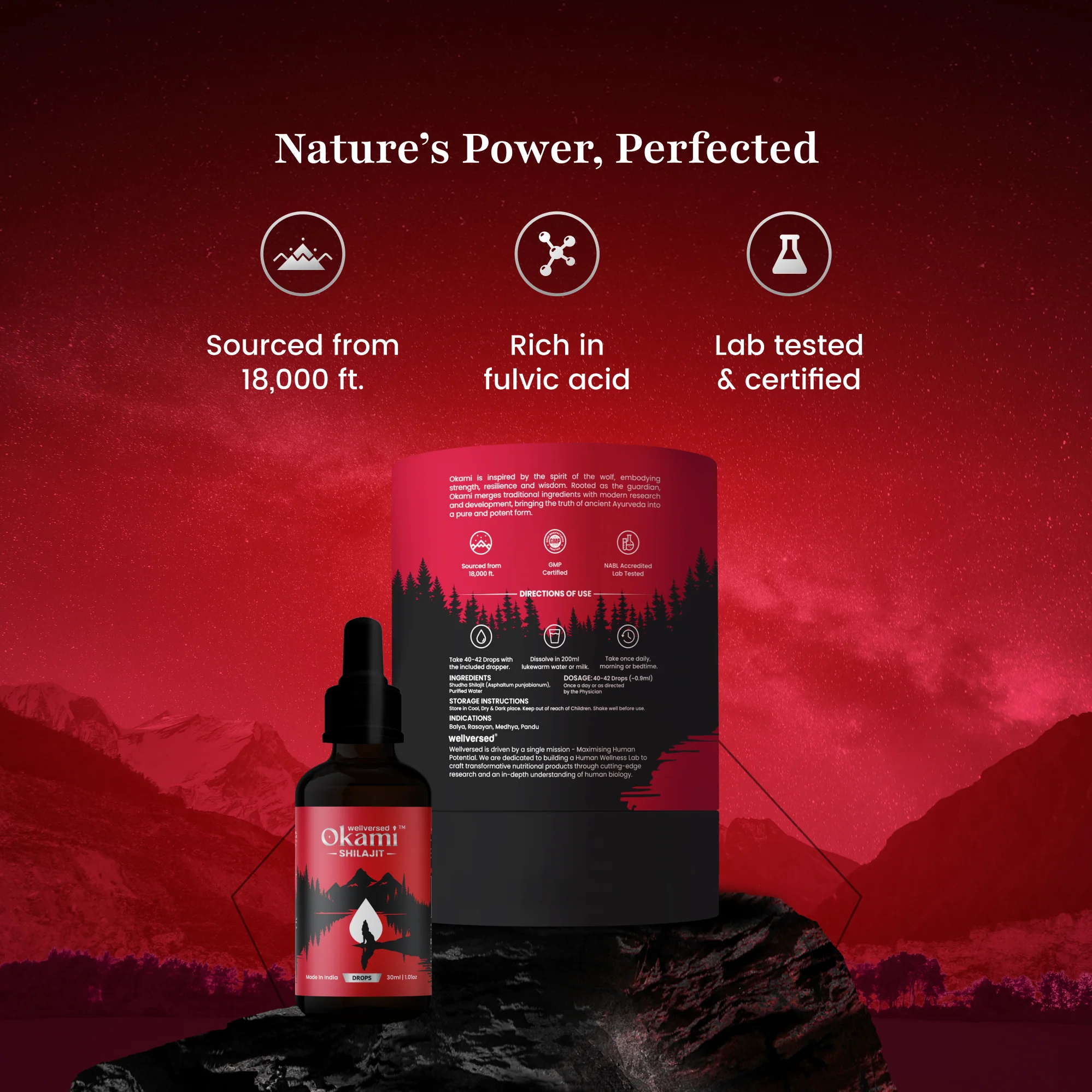 Okami Himalayan Shilajit Drops - 30 servings - Image 5