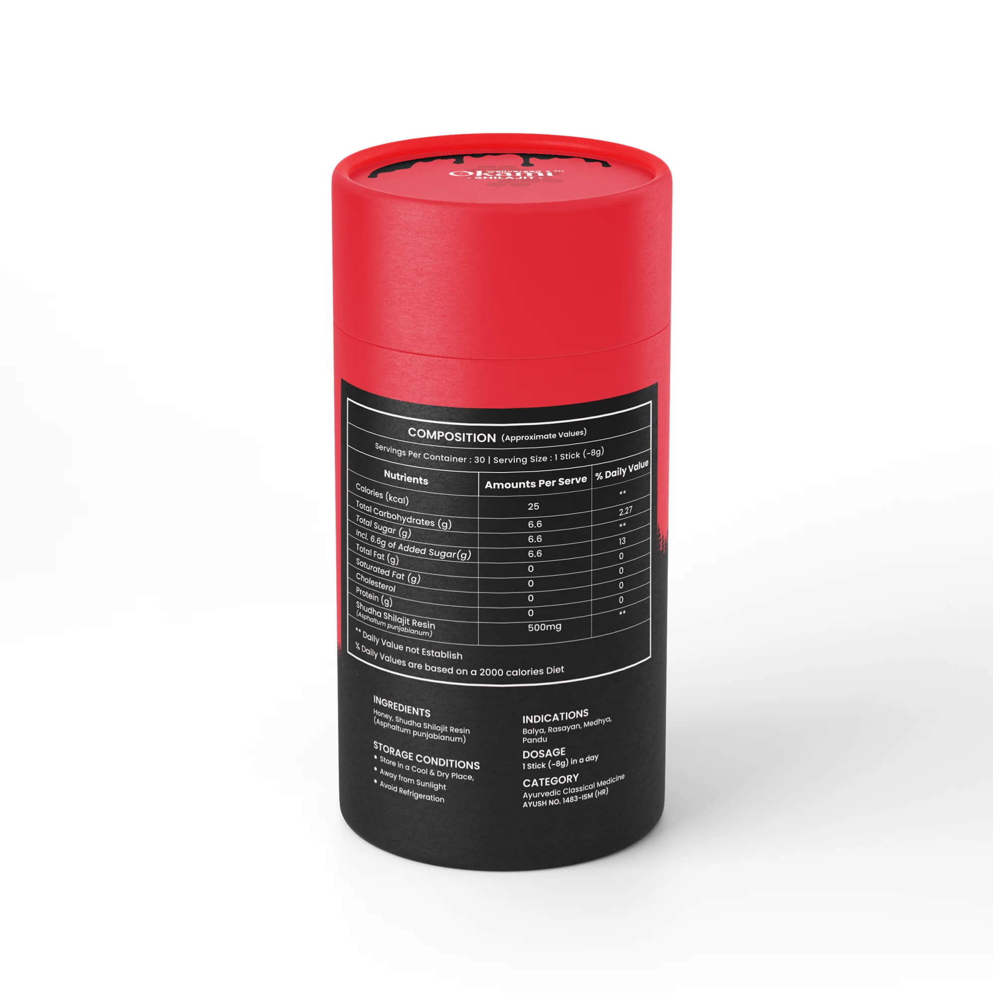 Okami Himalayan Shilajit Honey Sticks | 500mg Shilajit/Stick - Image 3