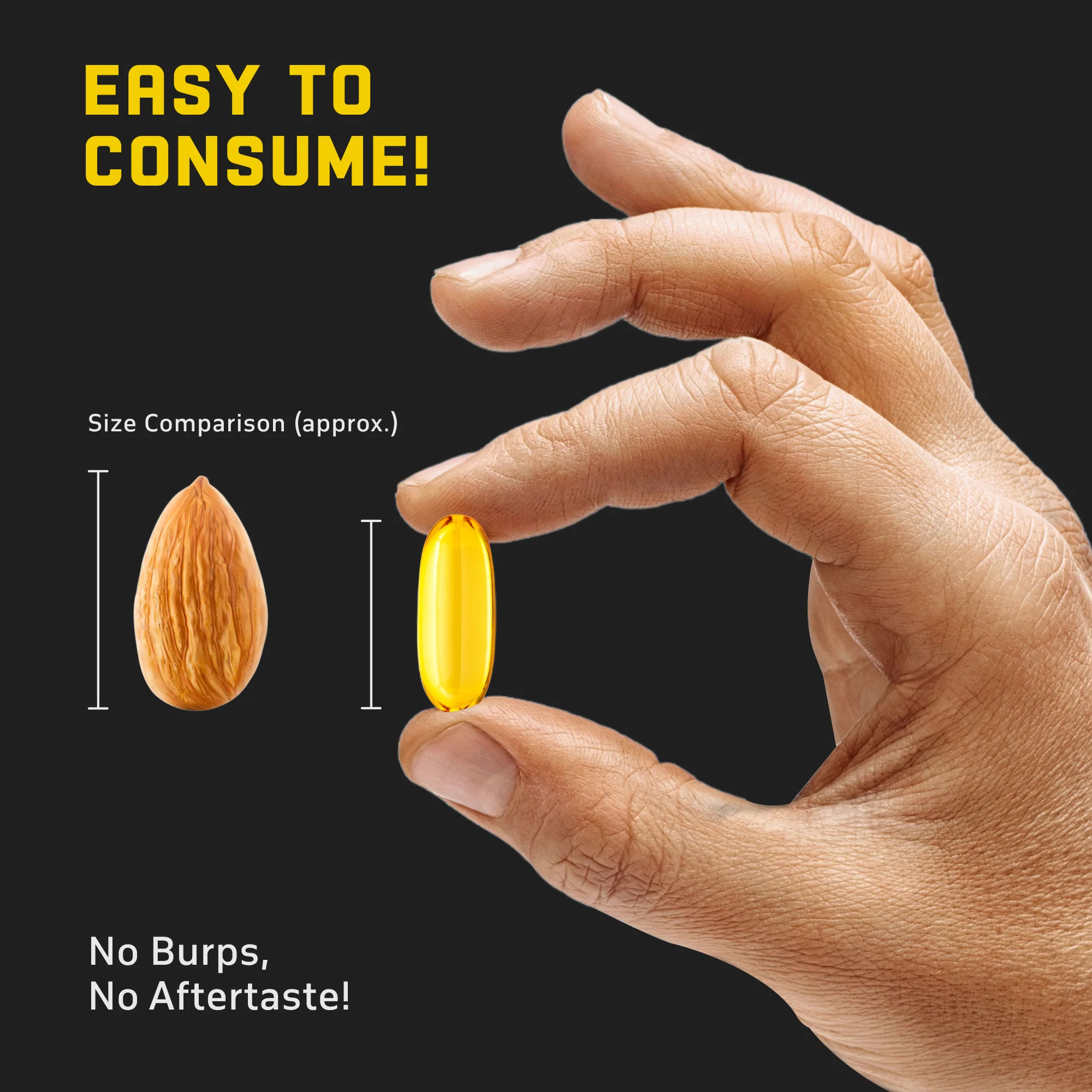 YouWeFit Pro-Vegetarian Omega-3 Capsules (60 Capsules) | 1000mg Algal Oil + Flaxseed Oil Capsules (250mg DHA | 200mg ALA | 50mg EPA) - Image 6